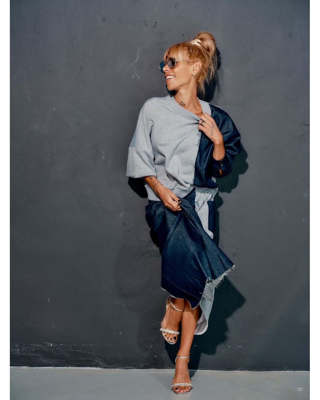 Clothes by Locker Room Blue Denim Co-Ord Set