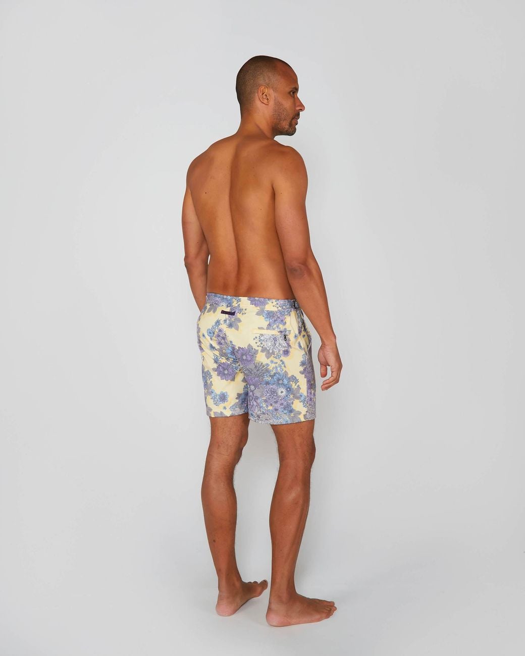 Lords of Harlech Blue Neptune Dream Meadow Tailored Swim Short for men