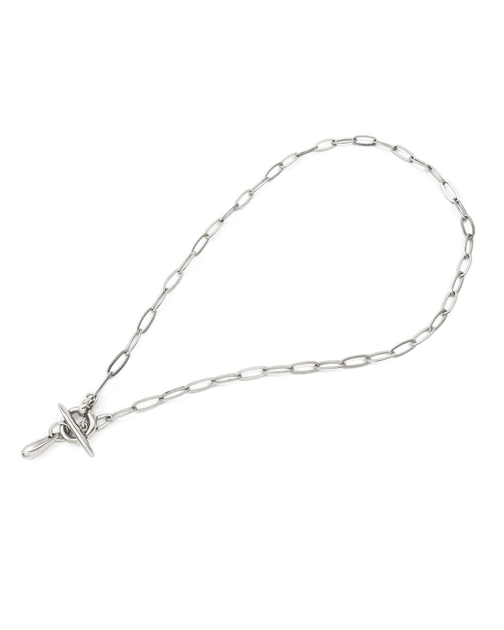 Biko Jewellery Metallic Fine Chainlink Collar