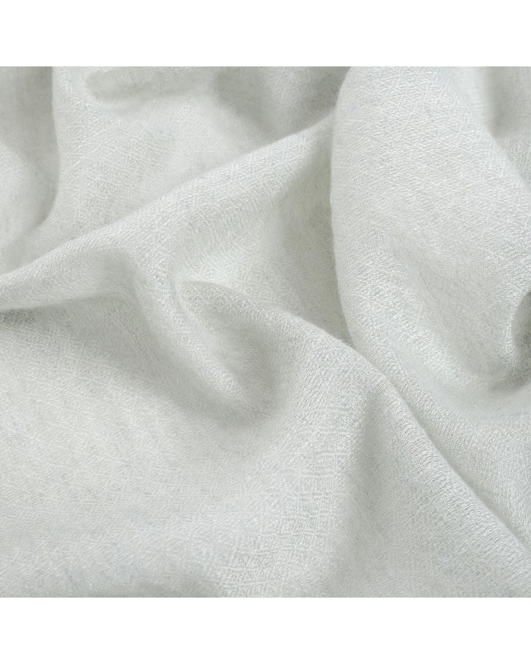 Pink Maharani White Cashmere Shiny Double Weave Stole