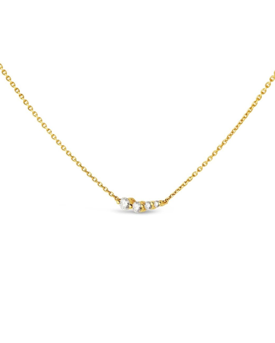 Dinny Hall Metallic Shuga Tapering Scoop Necklace