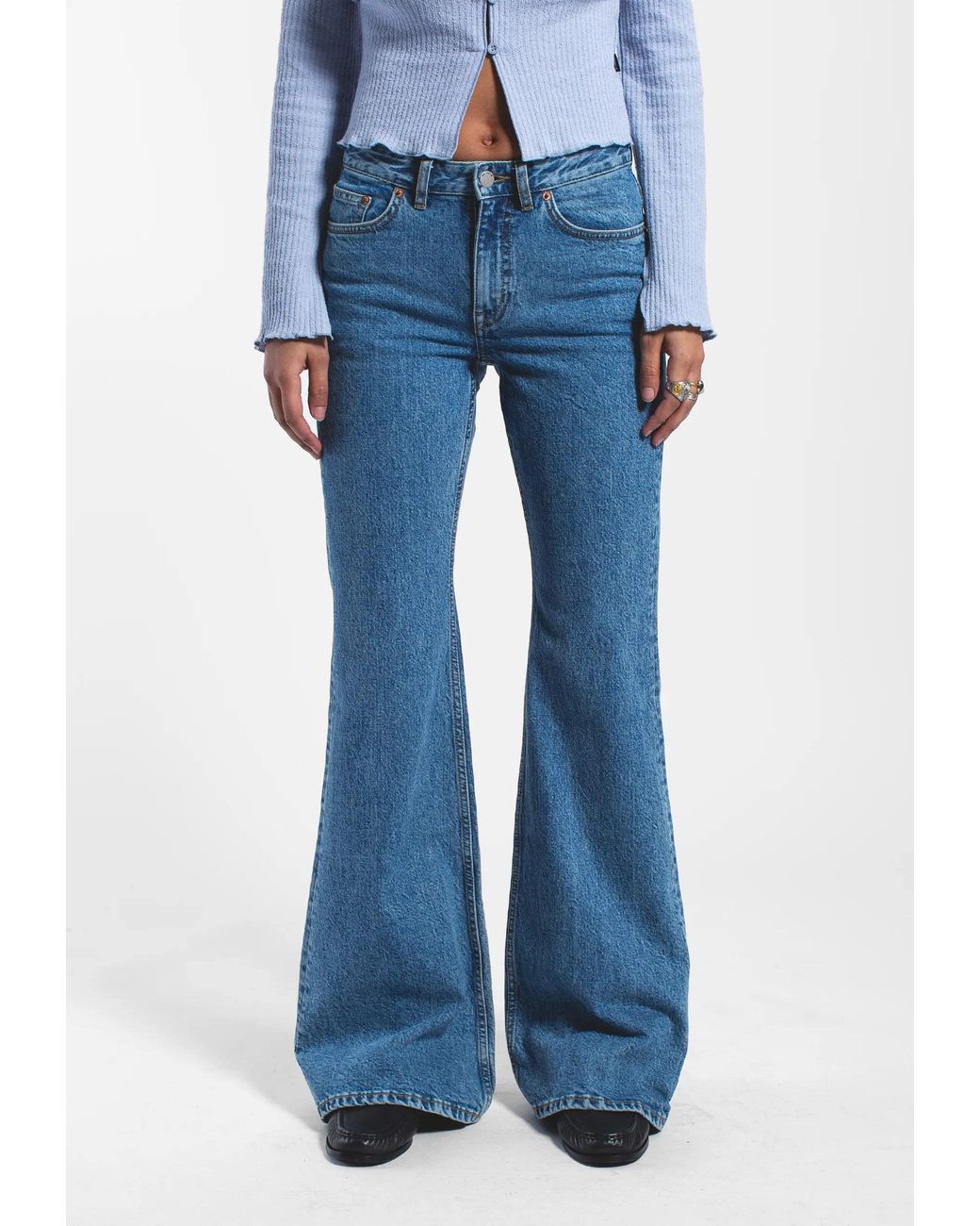 Dr. Denim Blue Elba Mid Bootcut