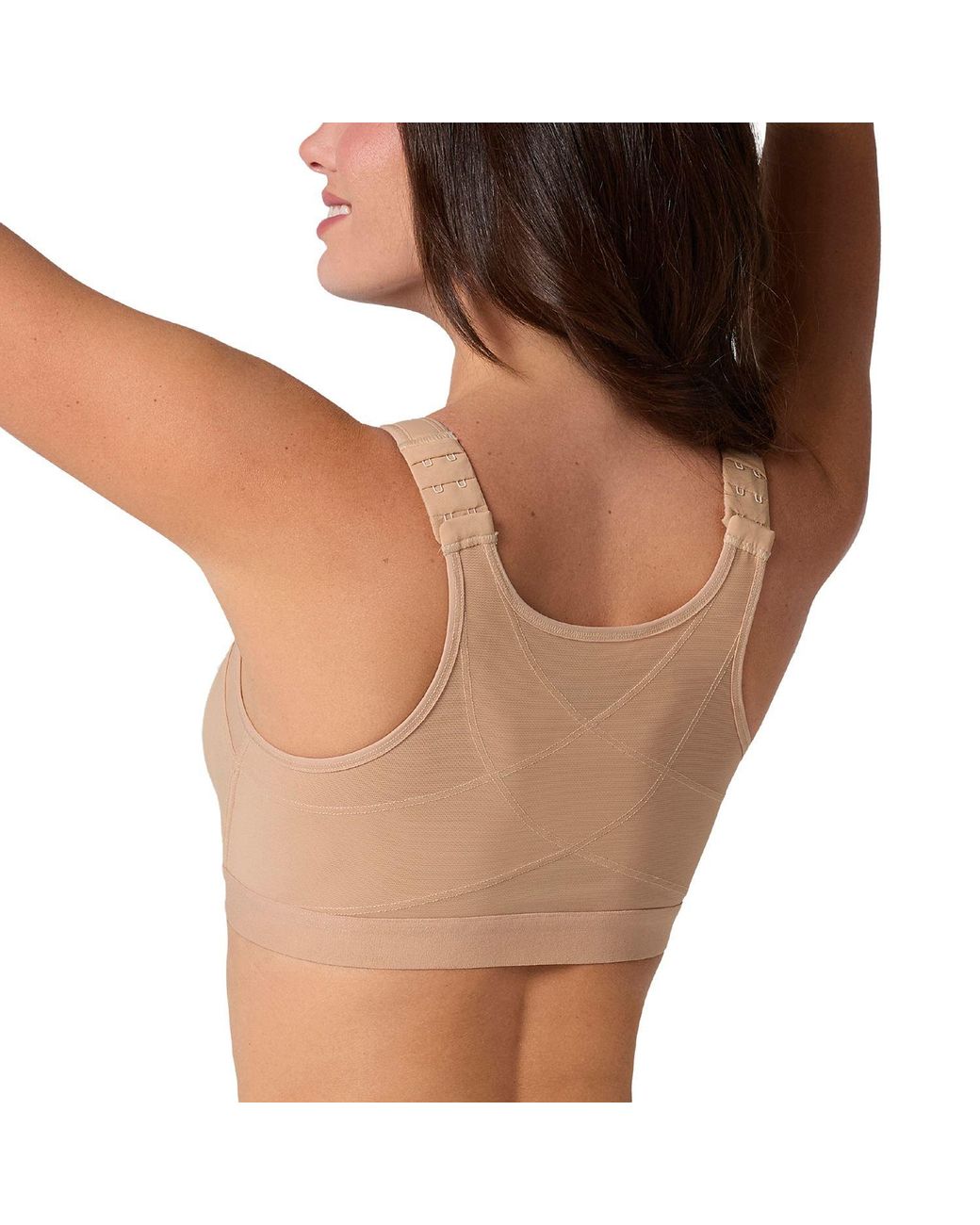 Leonisa Natural Neutrals Unlined Wireless Posture Corrector Bra