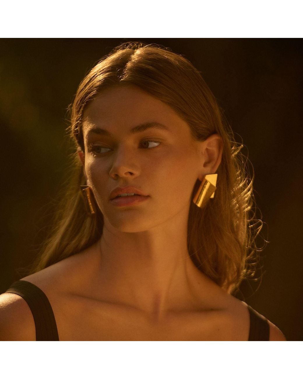 Jaredjamin Metallic Fold Over Clip Earrings