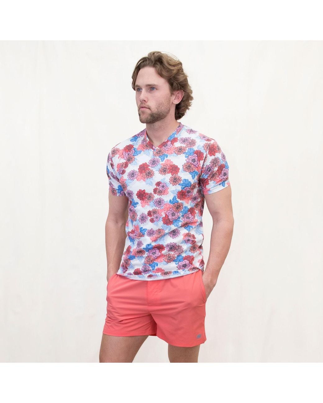 Lords of Harlech Pink Quack Swim Short for men