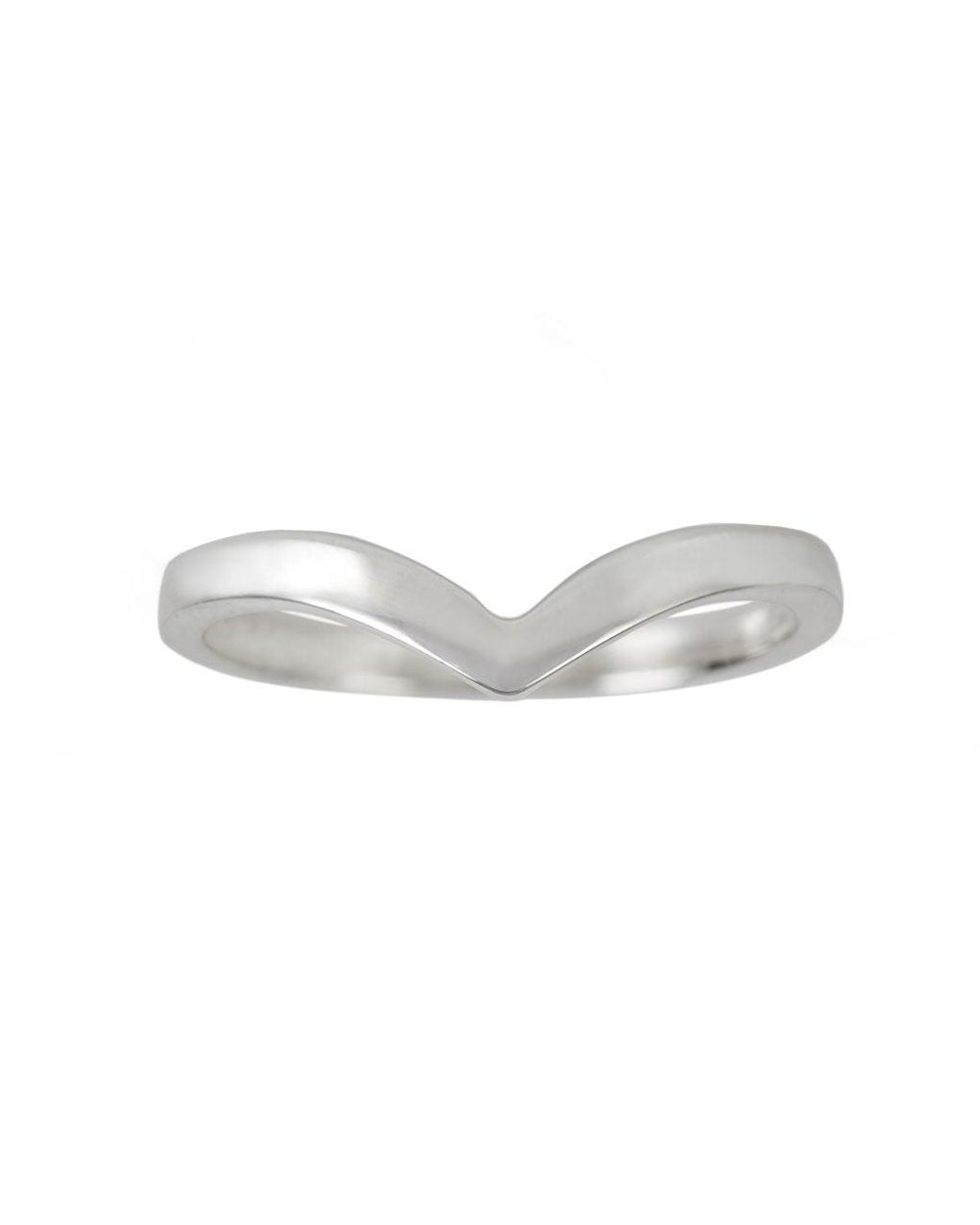 Charlotte's Web Jewellery White Rana Silver Stacking Ring