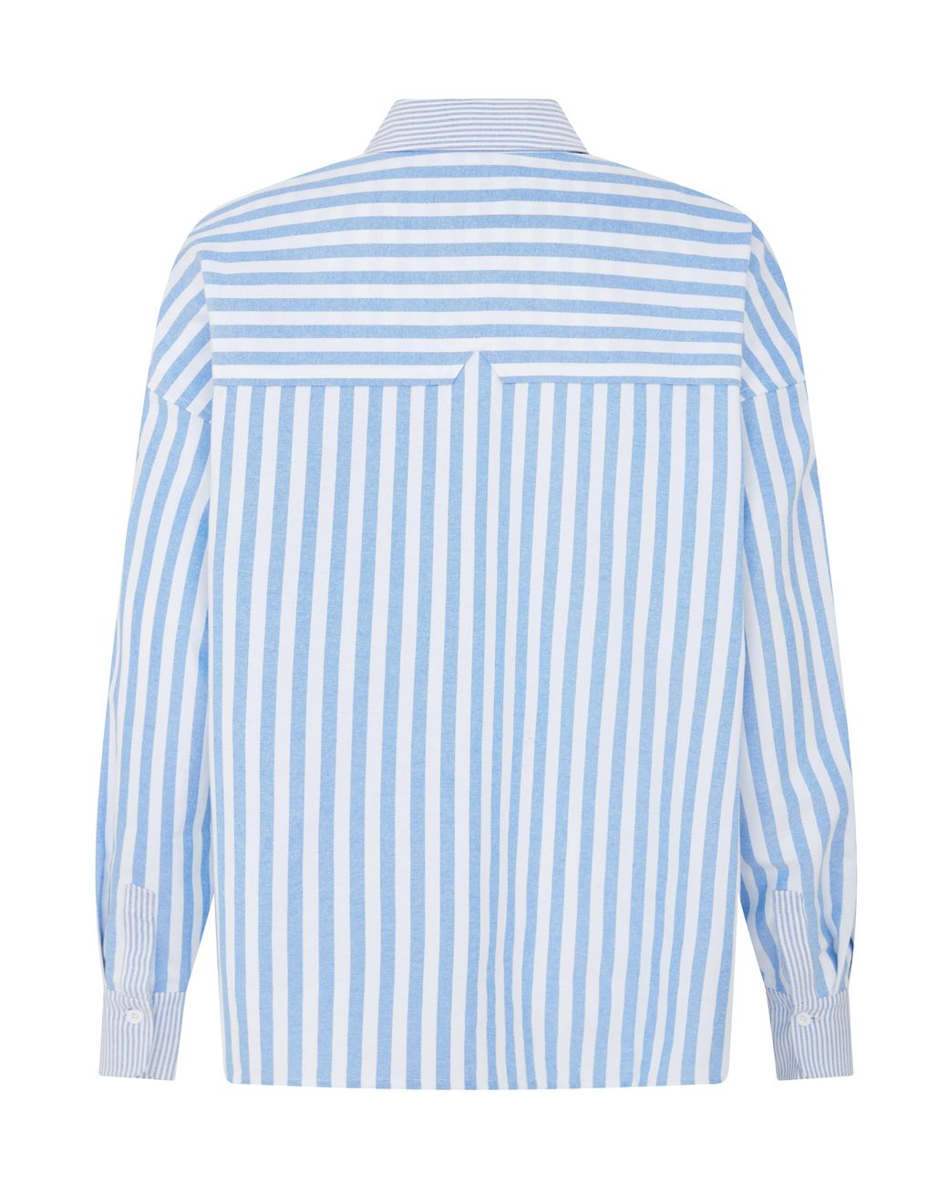Hay Life Blue Bailey Multi Stripe Oversized Shirt