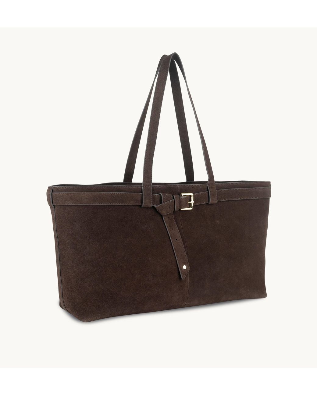 Apatchy London Brown The Esme Chocolate Suede Bag