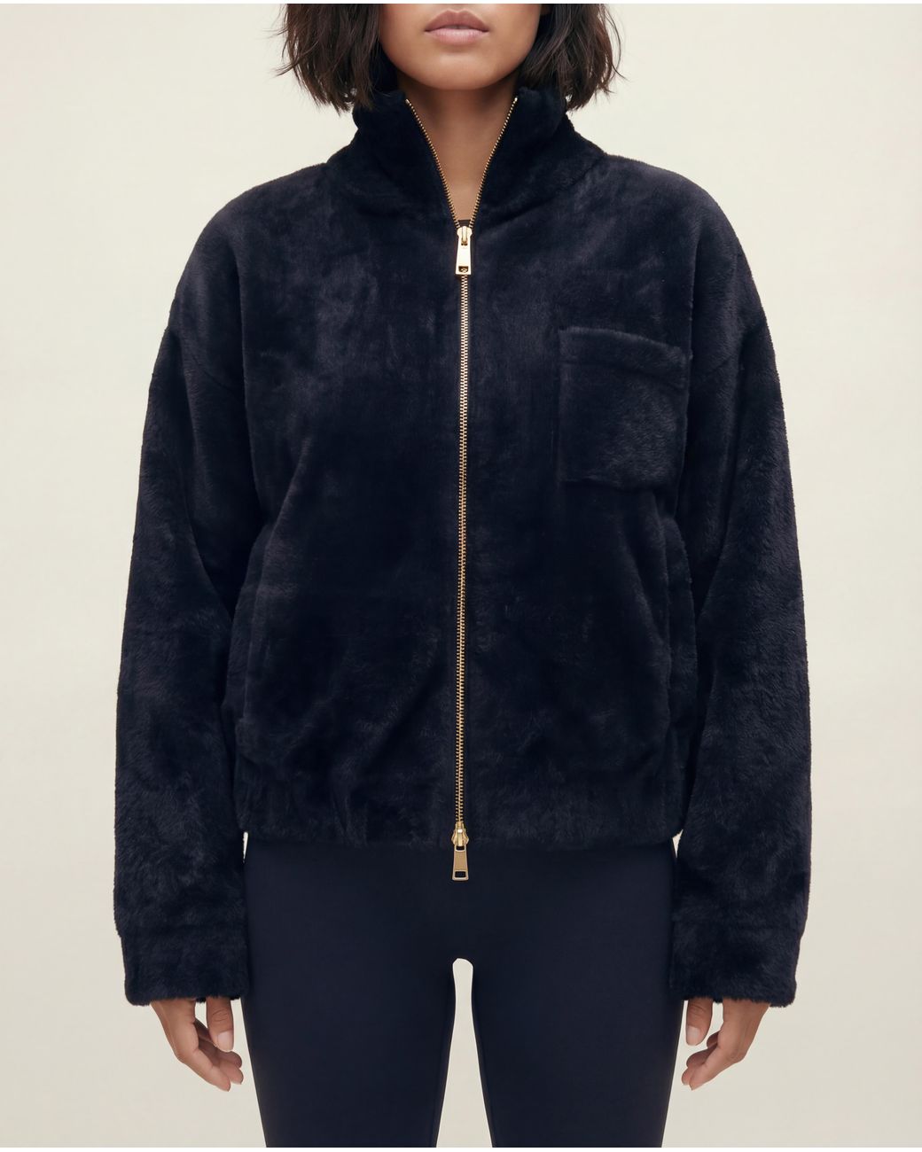 ROAV Black Everyday Emma Soft Double Zip Cardigan
