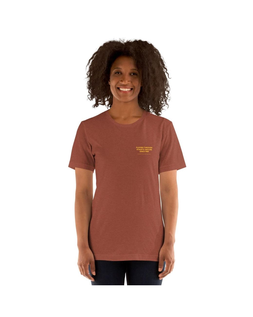 Anchor and Crew Brown Clay The Playmaker Basketball Club League Organic Cotton T-Shirt