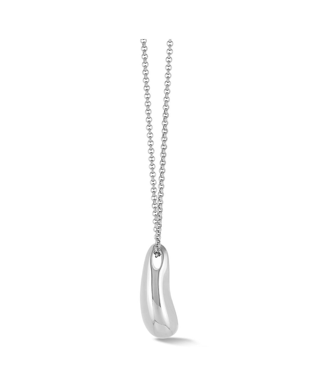 Dower & Hall Metallic Waterfall Droplet Necklace for men