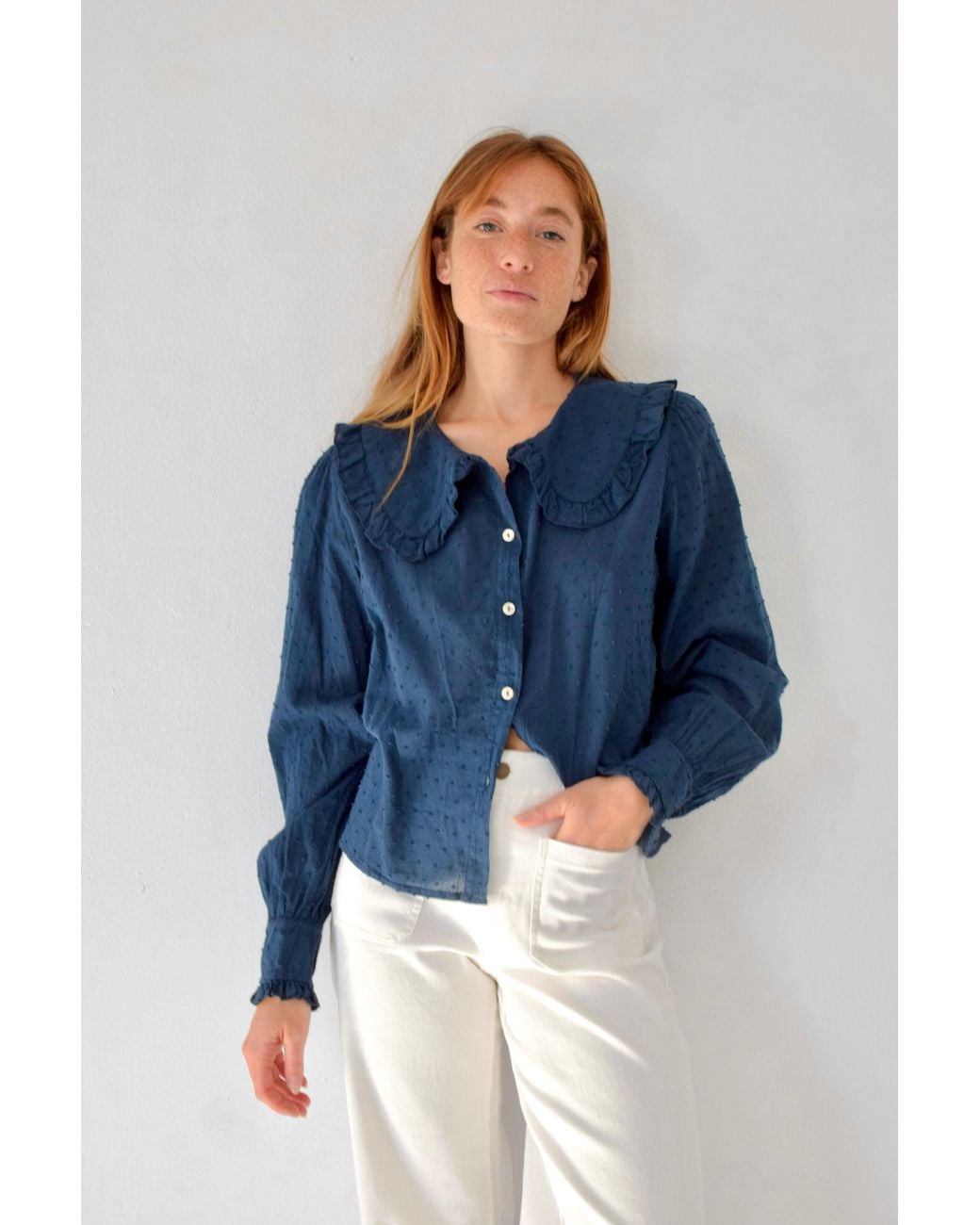 Mind Traveler Blue Diana Blouse
