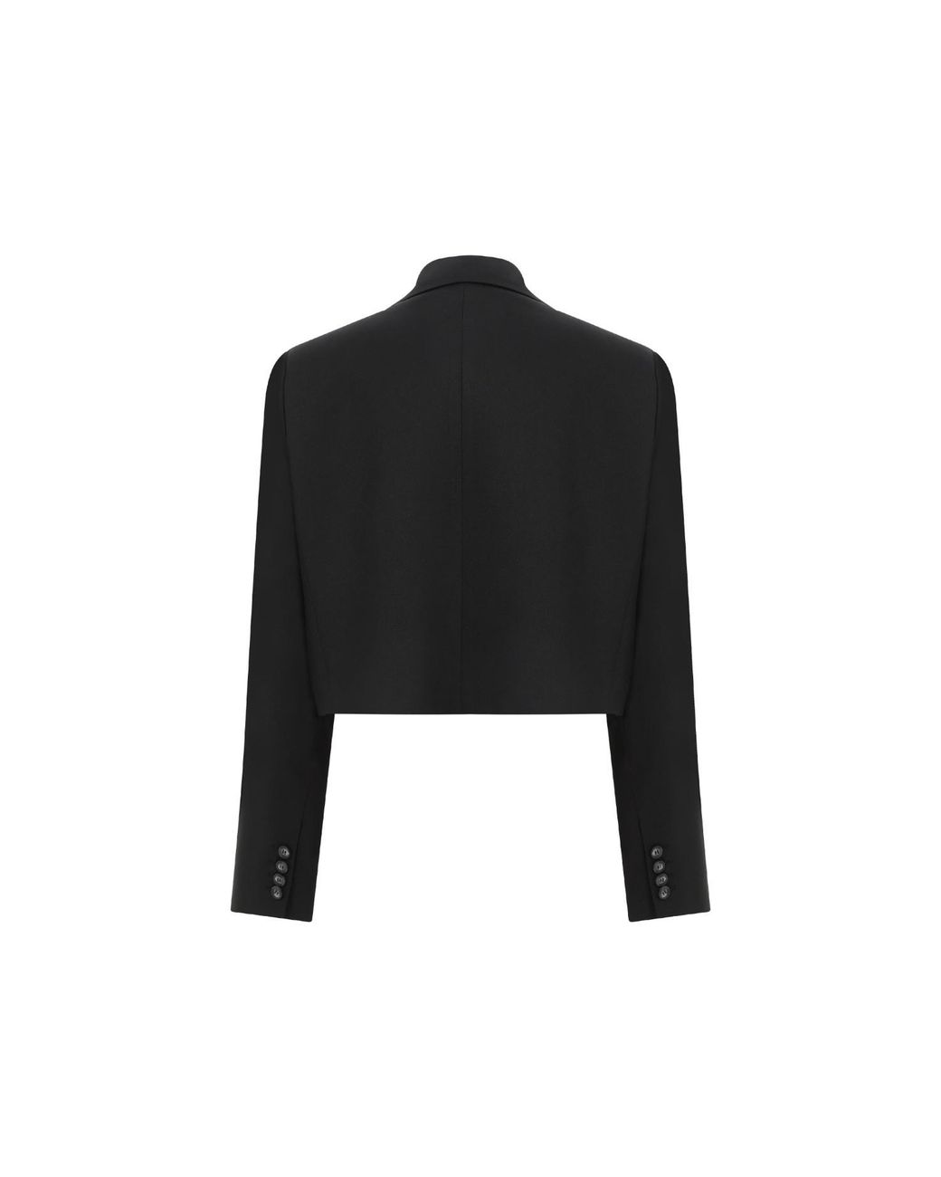NAZLI CEREN Black Siera Cropped Blazer