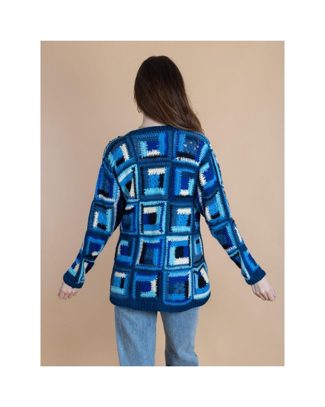 Saachi Blue Crochet Short Marrakesh Jacket