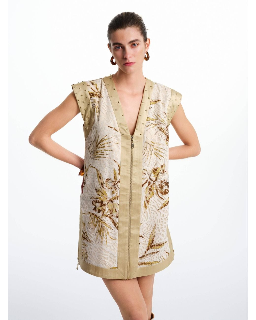 Saint Ones Natural Oro Vest Dress