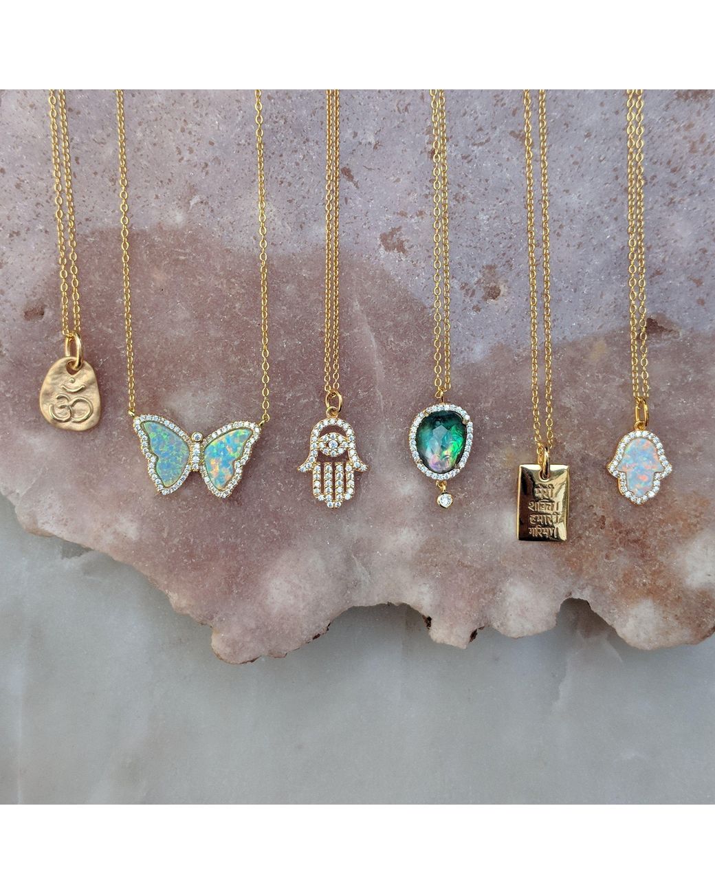 KAMARIA Metallic Mini Restore Dignity Amulet Necklace