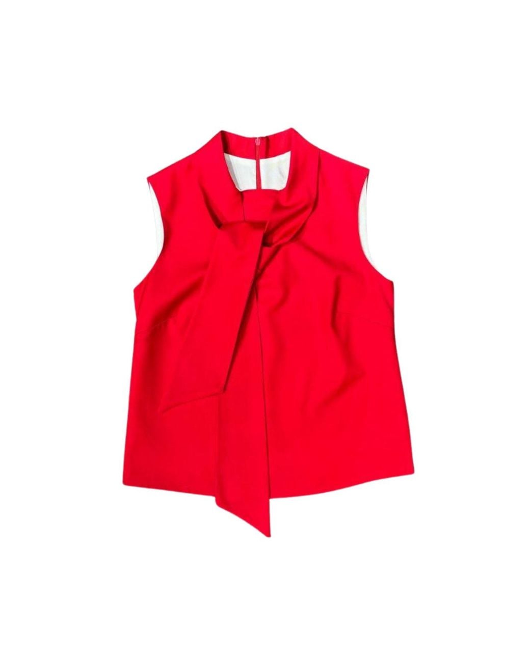 Lindsay Nicholas New York Red Bow Blouse