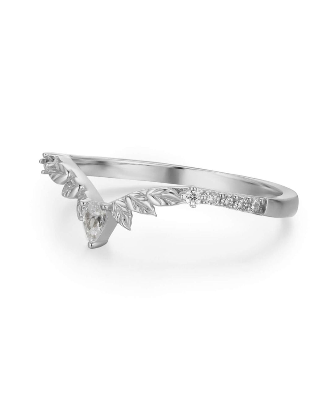 Azura Jewelry New York Metallic Woodland Stacking Band Vermeil
