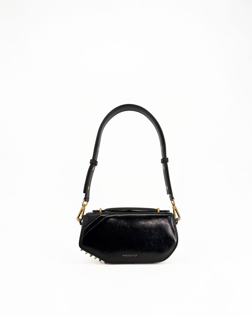 Pimpinicchio New York Black Dey Asymmetrical Shoulder Bag