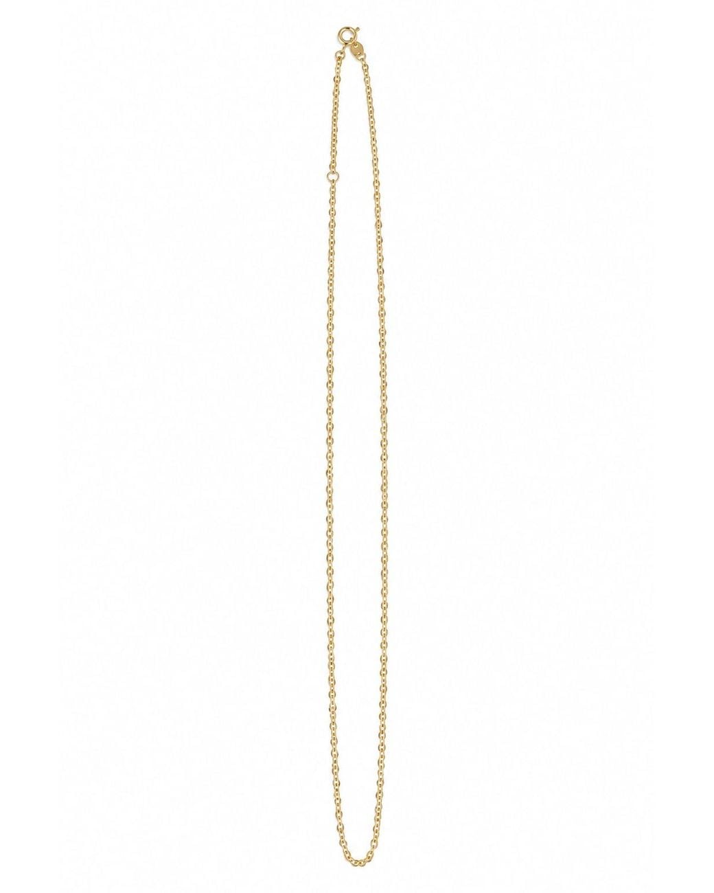 Larisa Beaumont White Dainty 18K Cable Chain Necklace, 45Cm