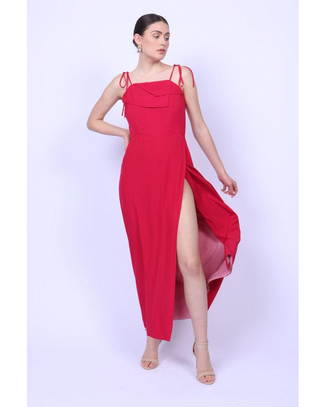 Mary Dickow Pink Subira Dress-Hot