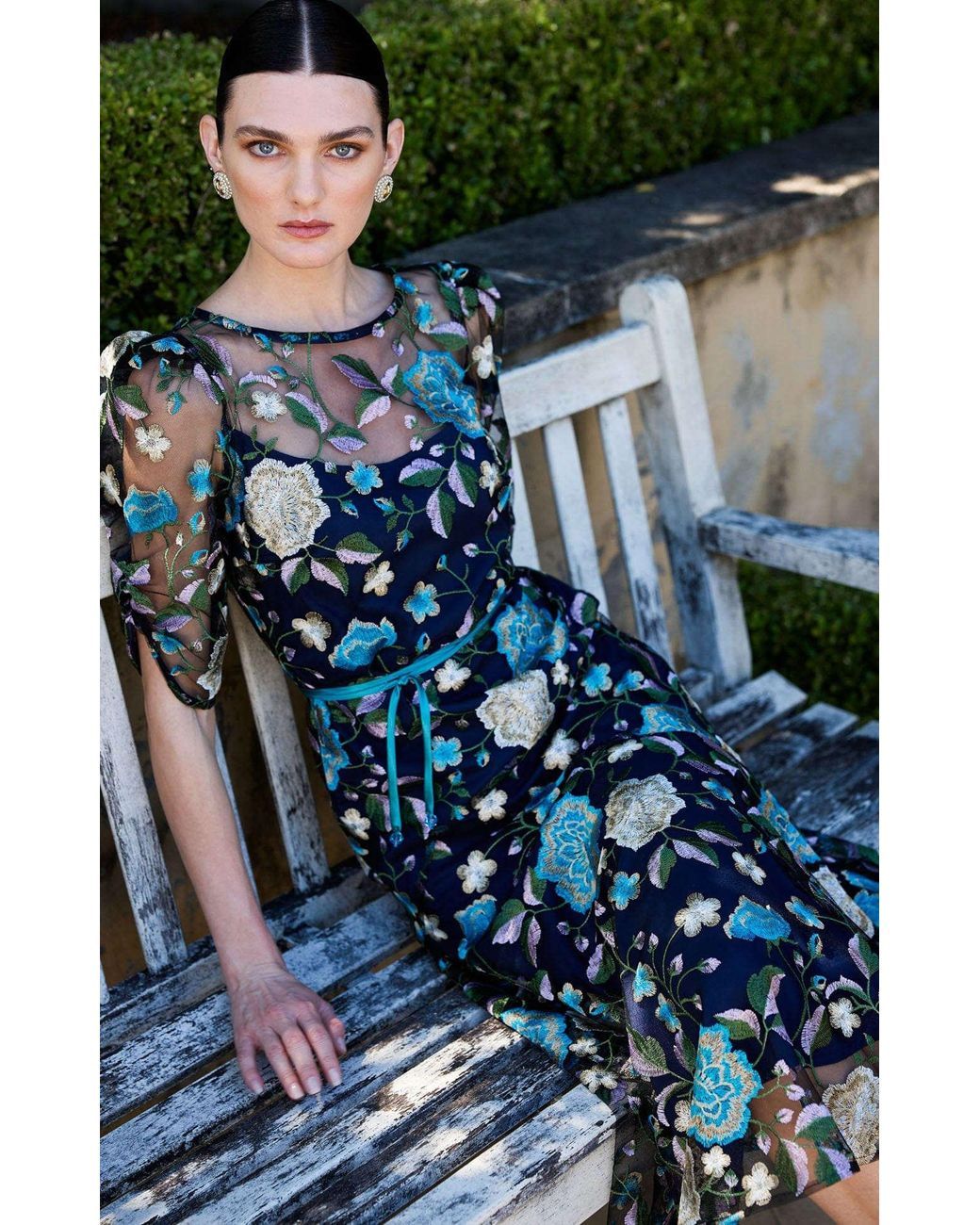SACHA DRAKE Blue Cardelina Dress