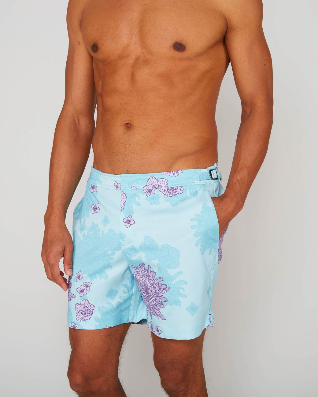 Lords of Harlech Blue Pool Mumms Dream Swim Short for men
