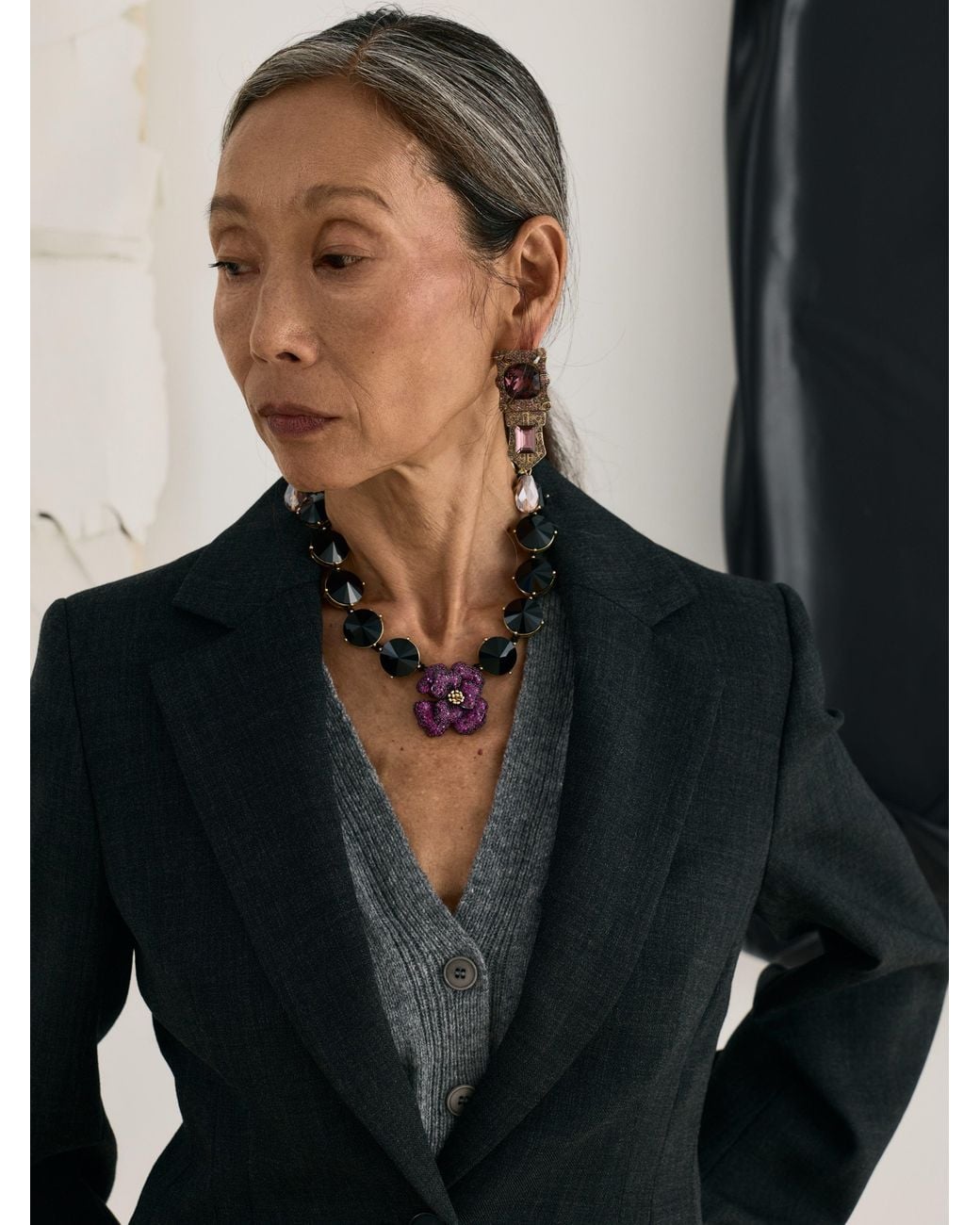 Sita Nevado Black Diana Necklace