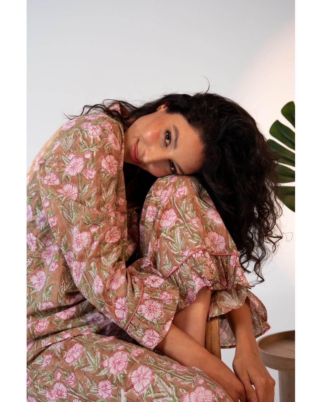 Carolina Benoit White Luxury Cotton Pajama Set