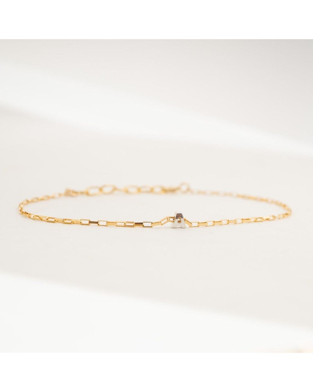 Kate Koel Metallic Initial Bracelet