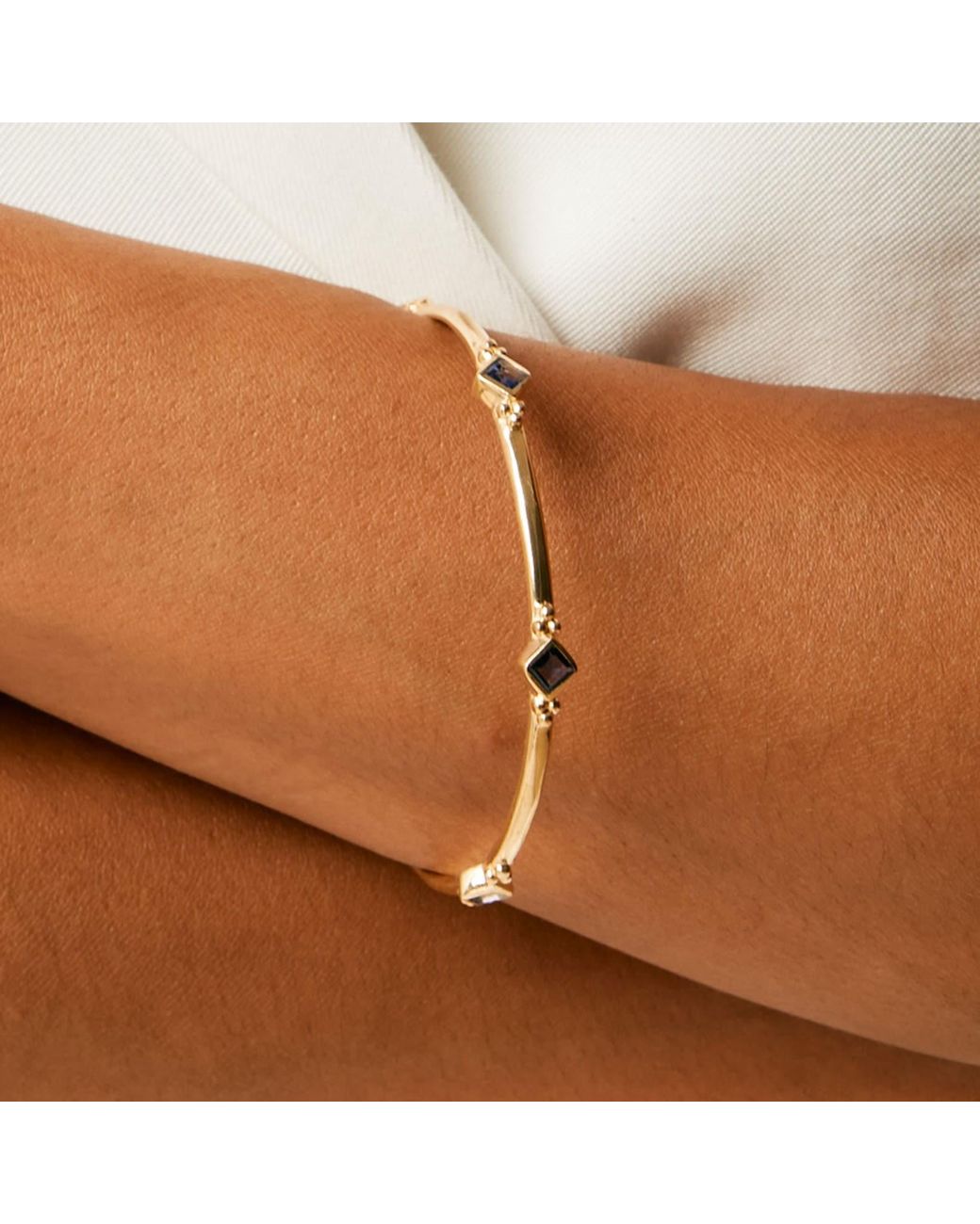 Charlotte's Web Jewellery Metallic Divinity Princess Vermeil Bangle