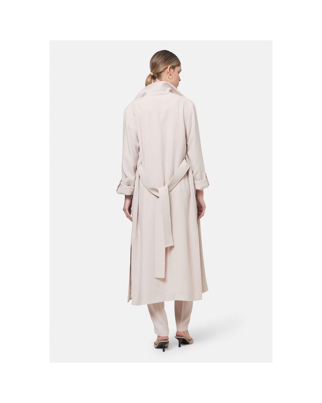Helen Mcalinden Neutrals Lydiah Natural Pearl Duster Coat