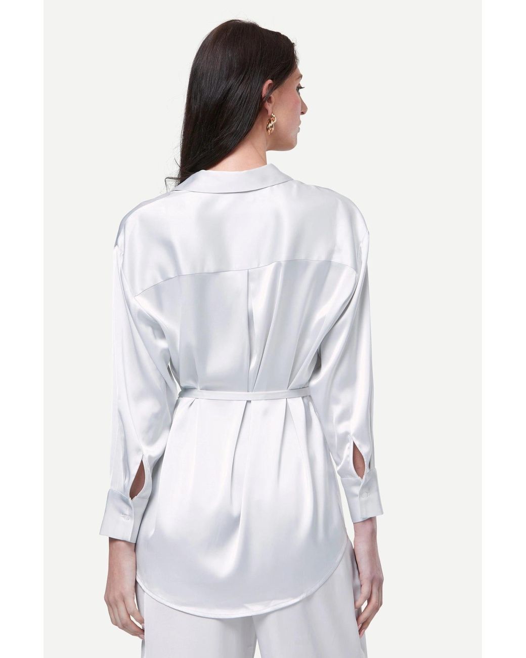 Zafur White Barron Blouse