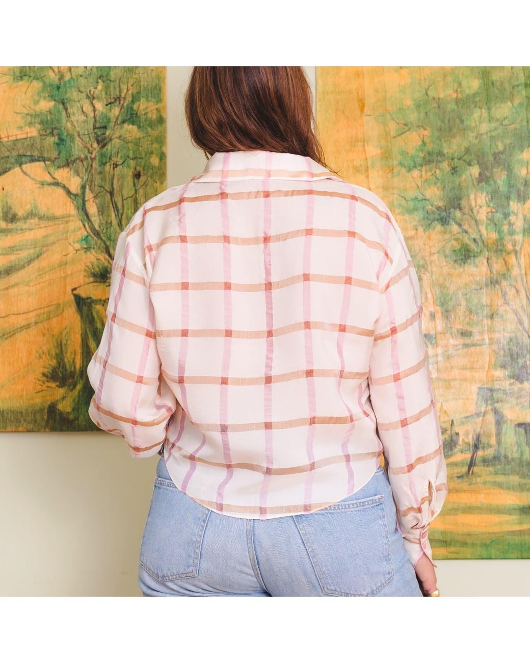 L’orangerie D’isabella Pink Picnic Shirt