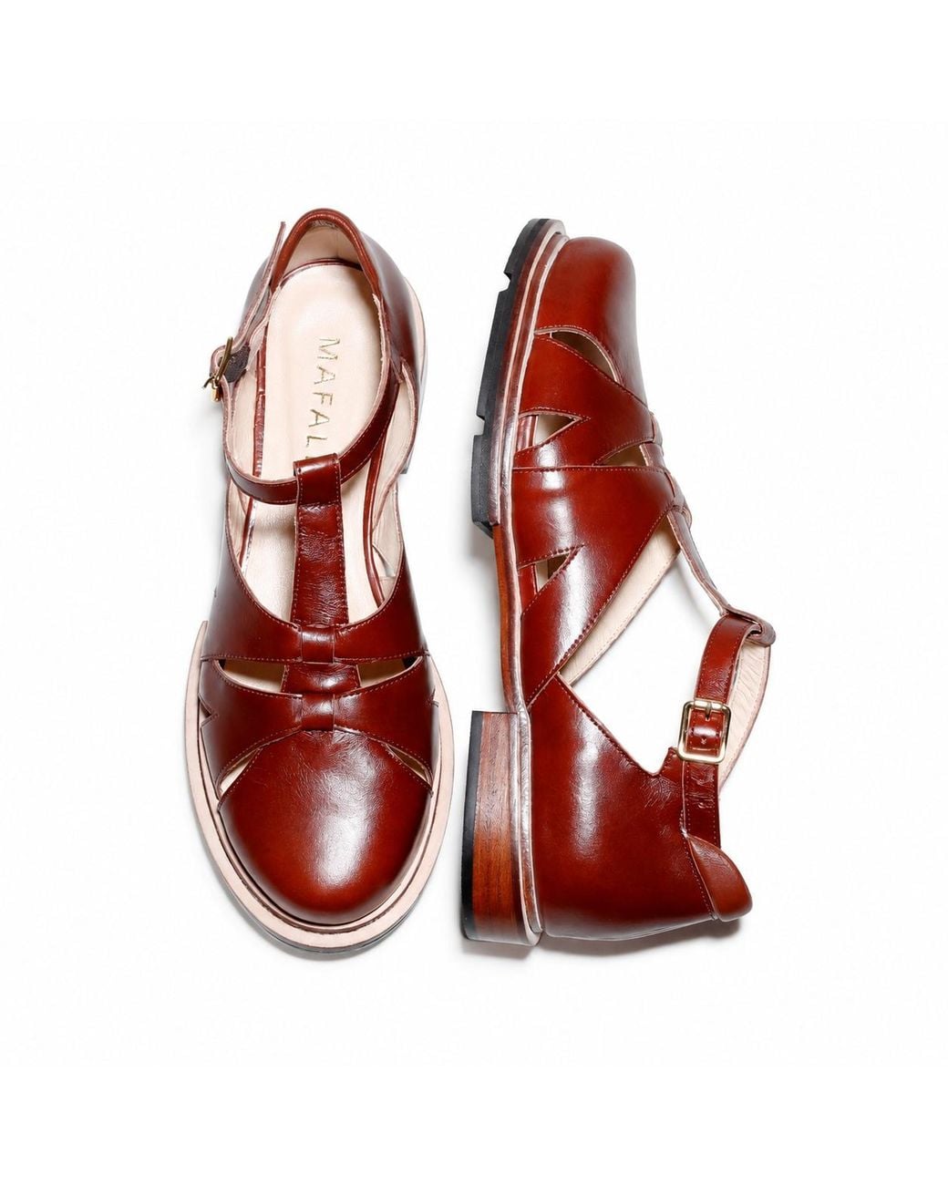 Mafalda Red Maite Fisherman Sandals