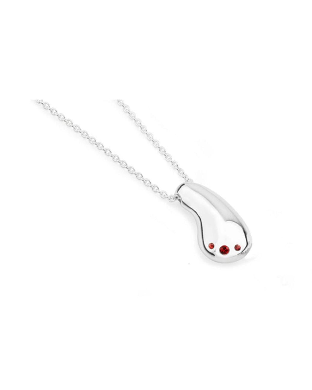 Lucy Quartermaine Metallic Pebble Necklace