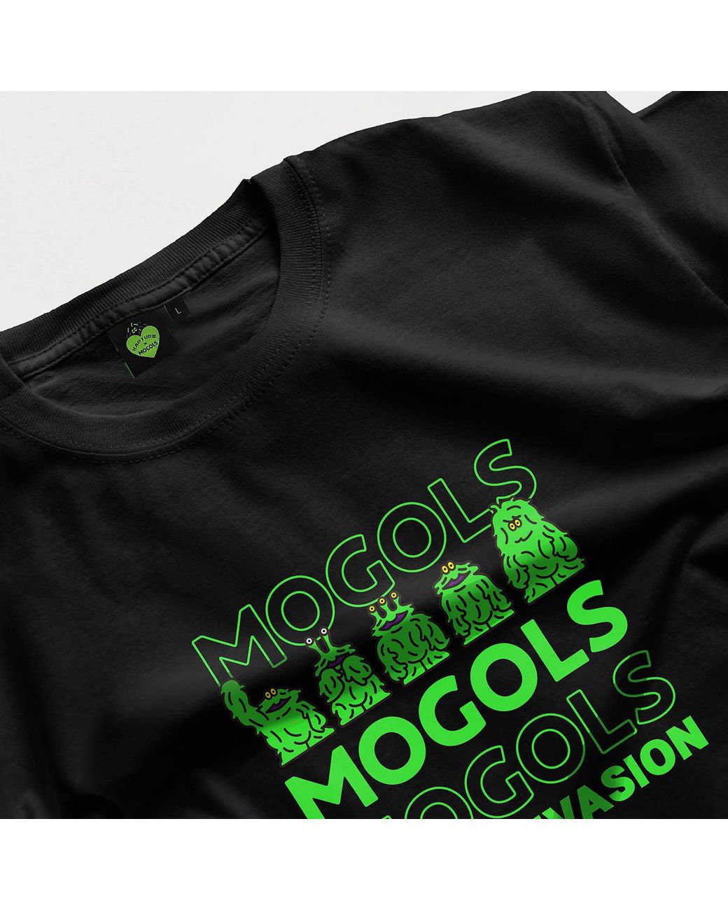 Kapture Green Mogols Invasion Printed Tee for men