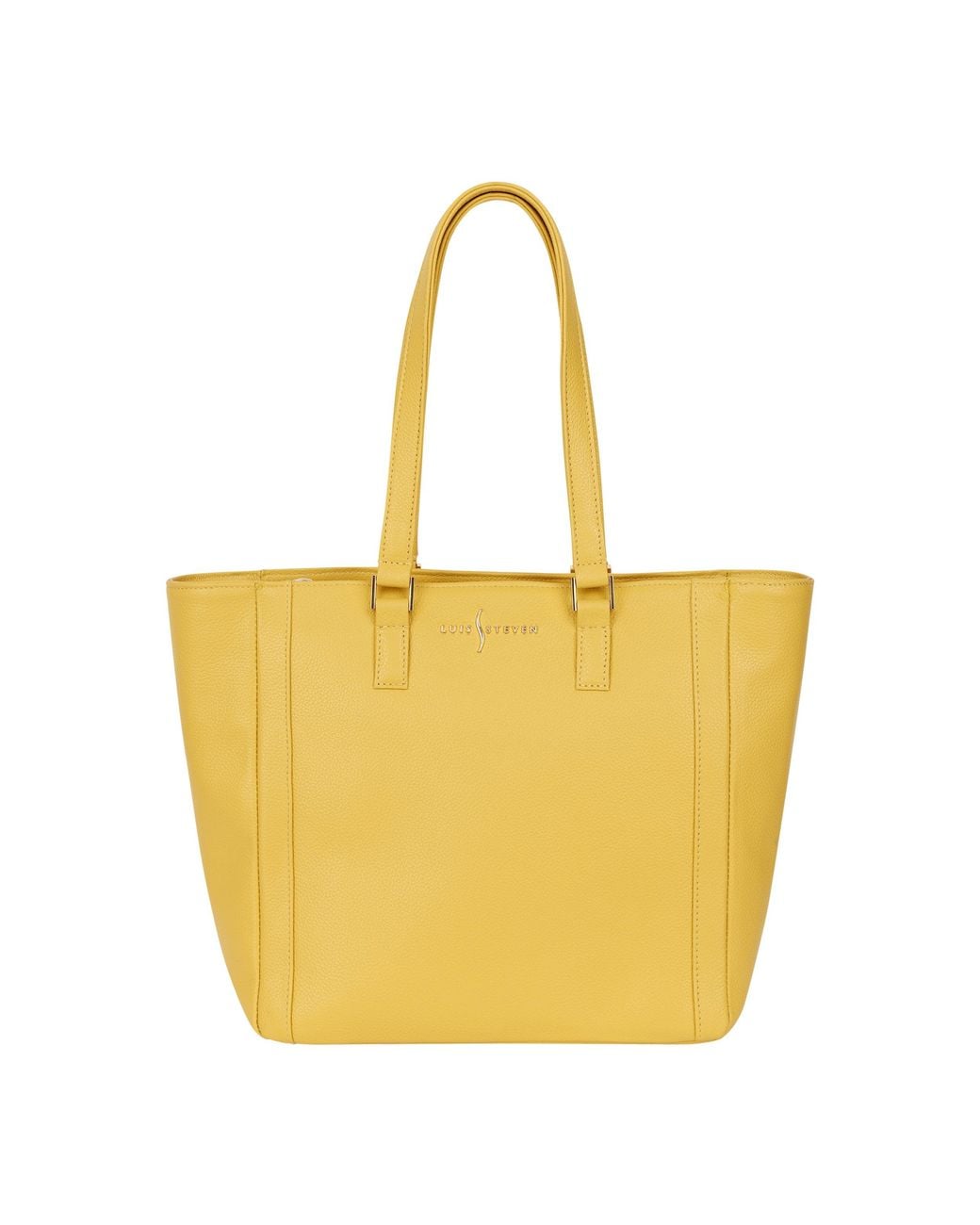 Luis Steven Yellow Classic Tote
