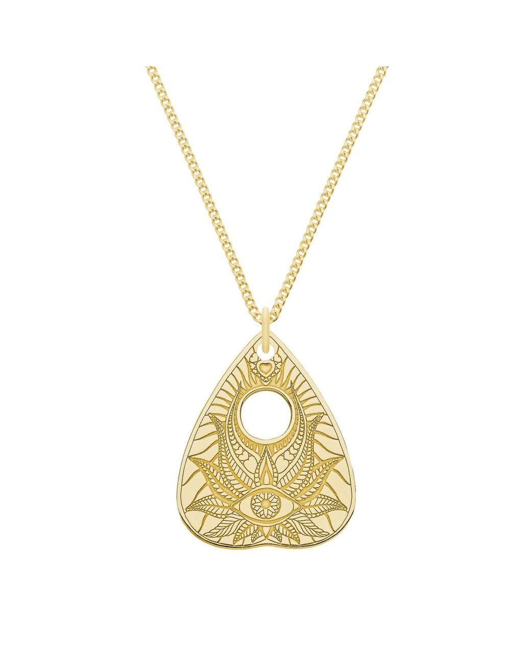 CarterGore Metallic Medium Solid Lotus Flower Planchette