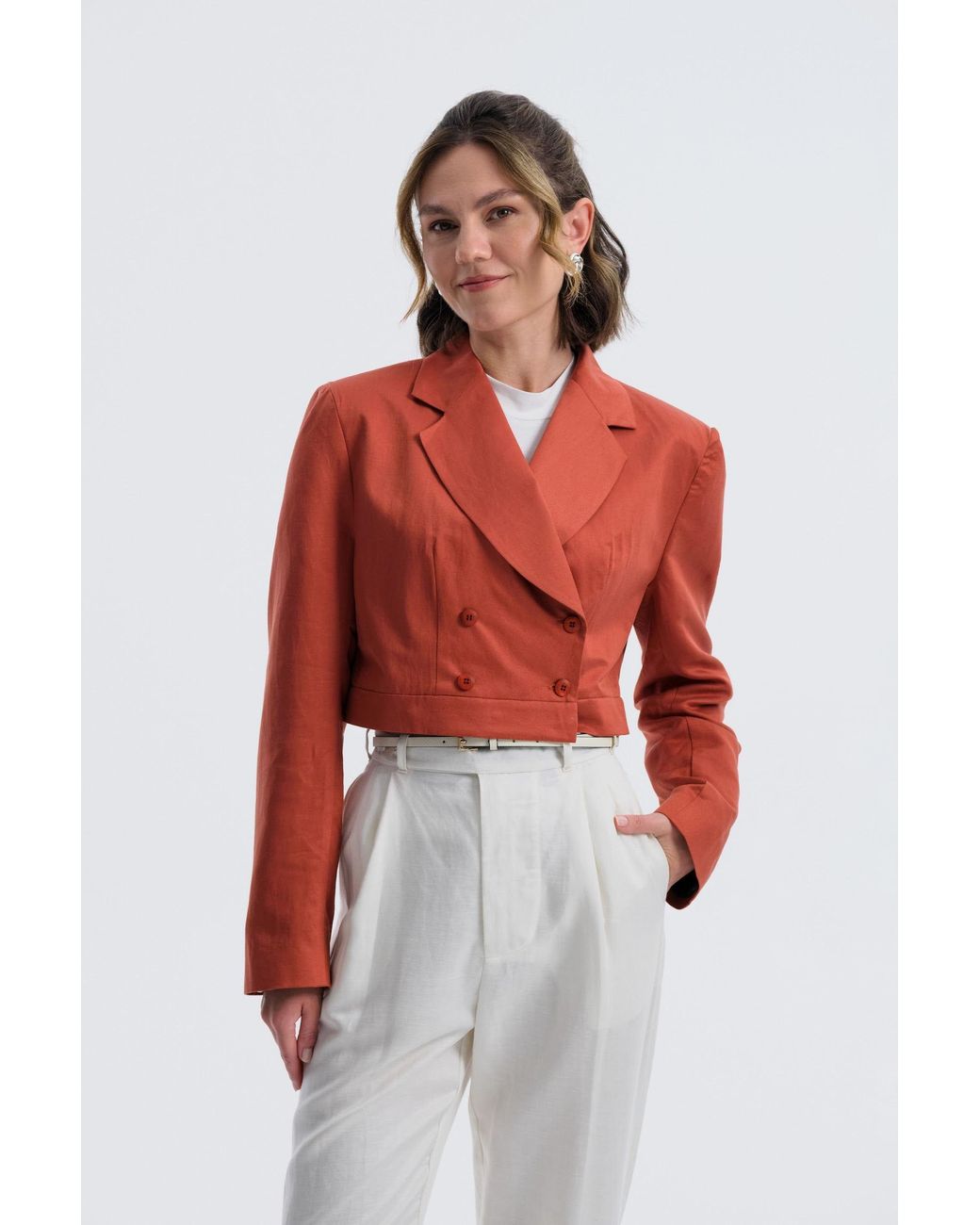 Baltér Orange Martha's Vineyard Blazer