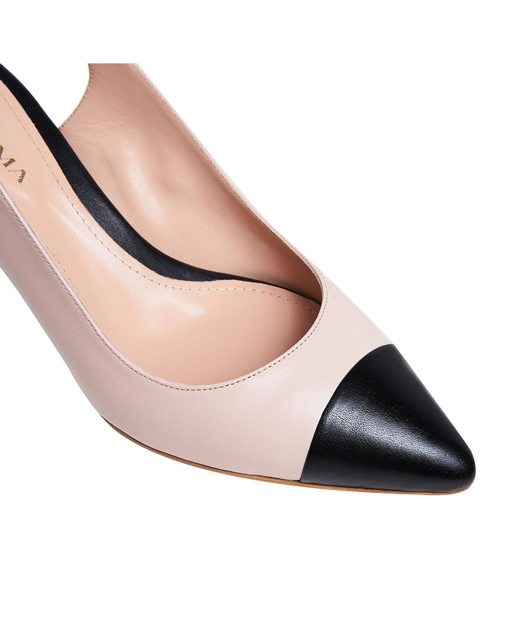 Ginissima Pink Neutrals Nude Shana Pointy Toe Slingbacks