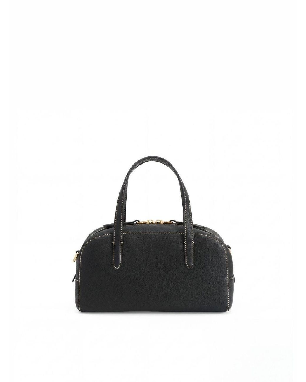 Orange Cube Black Mosaic Boston Hand Bag