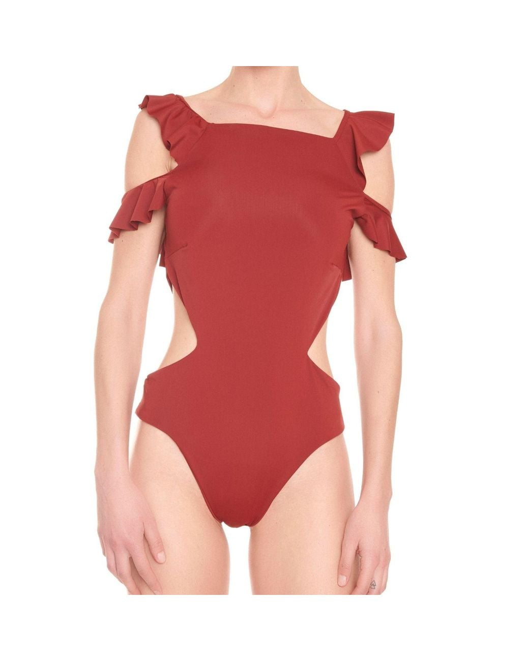 Rive & Rituel Red Charmaine Bordeaux One Piece