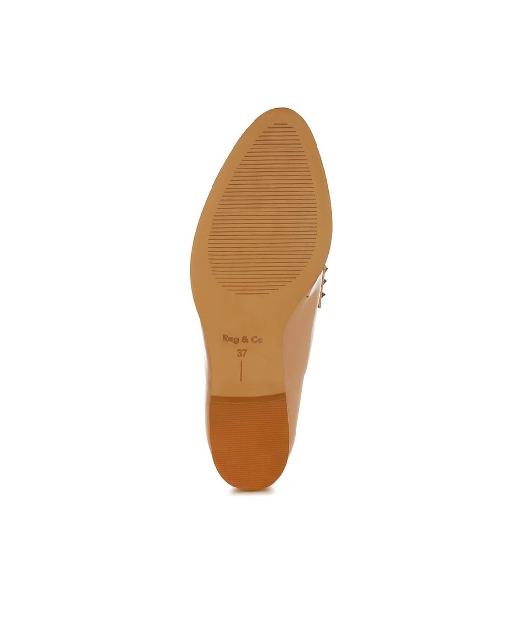 Rag & Co Natural Neutrals Noshiya Patent Pleather Penny Loafers