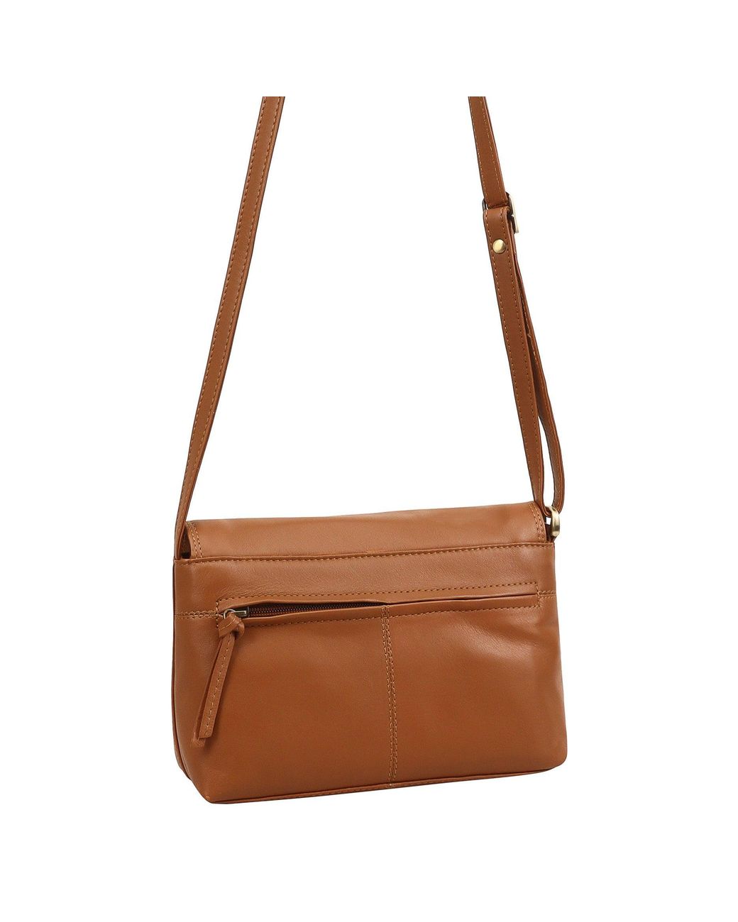 Lloyd Baker Brown Madurai Leather Crossbody Bag
