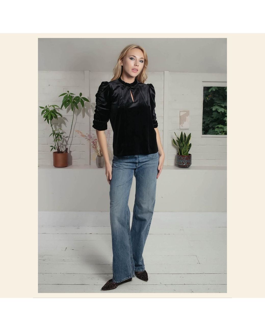 Nooki Design Black Lexy Top