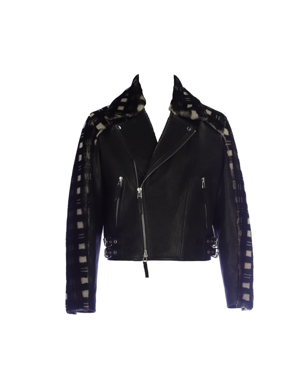 Von Der Sebastian Black Otto Biker Jacket for men