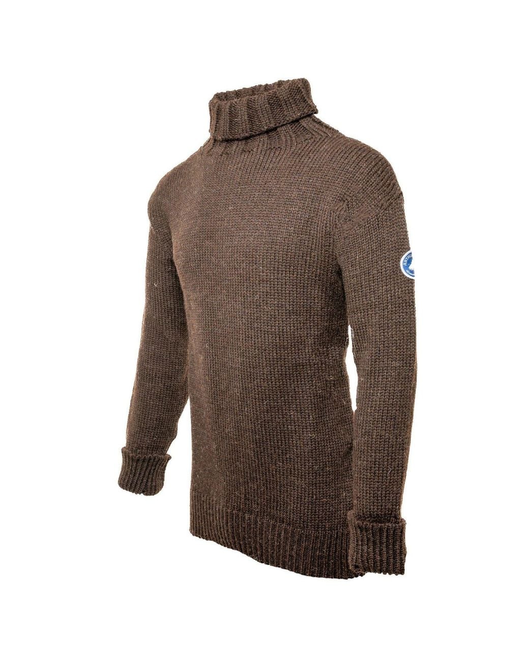 Arthur Beale Brown Neutrals Oiled Wool Beerenberg Pullover for men