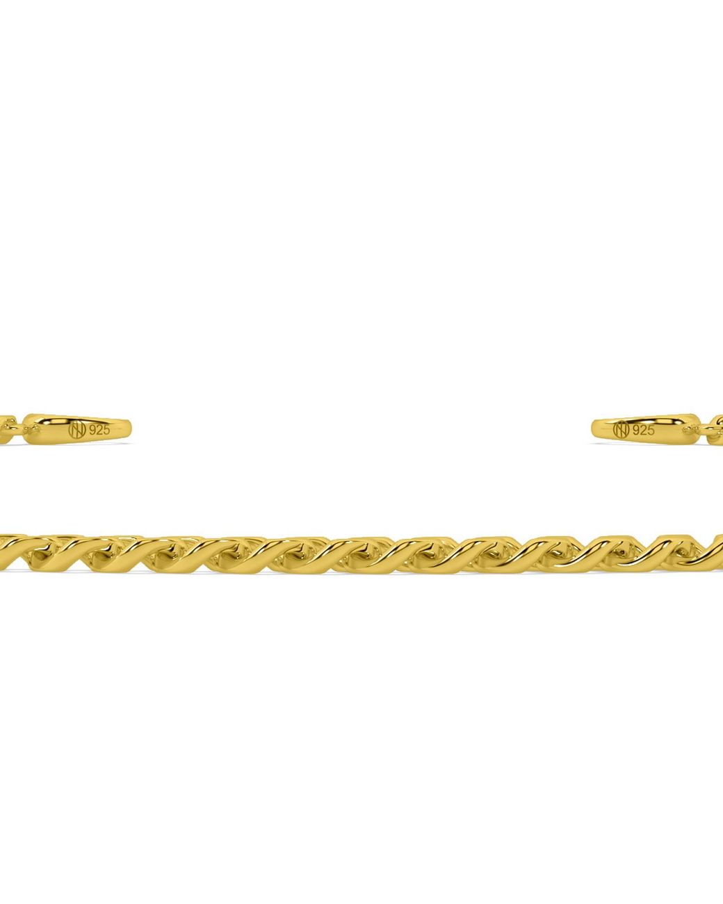 Onia Metallic Baby Cuban Link Long Chain Waist Chain