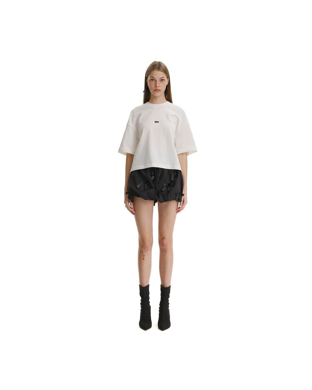 mysimplicated Black Noir Balloon Bow Skirt